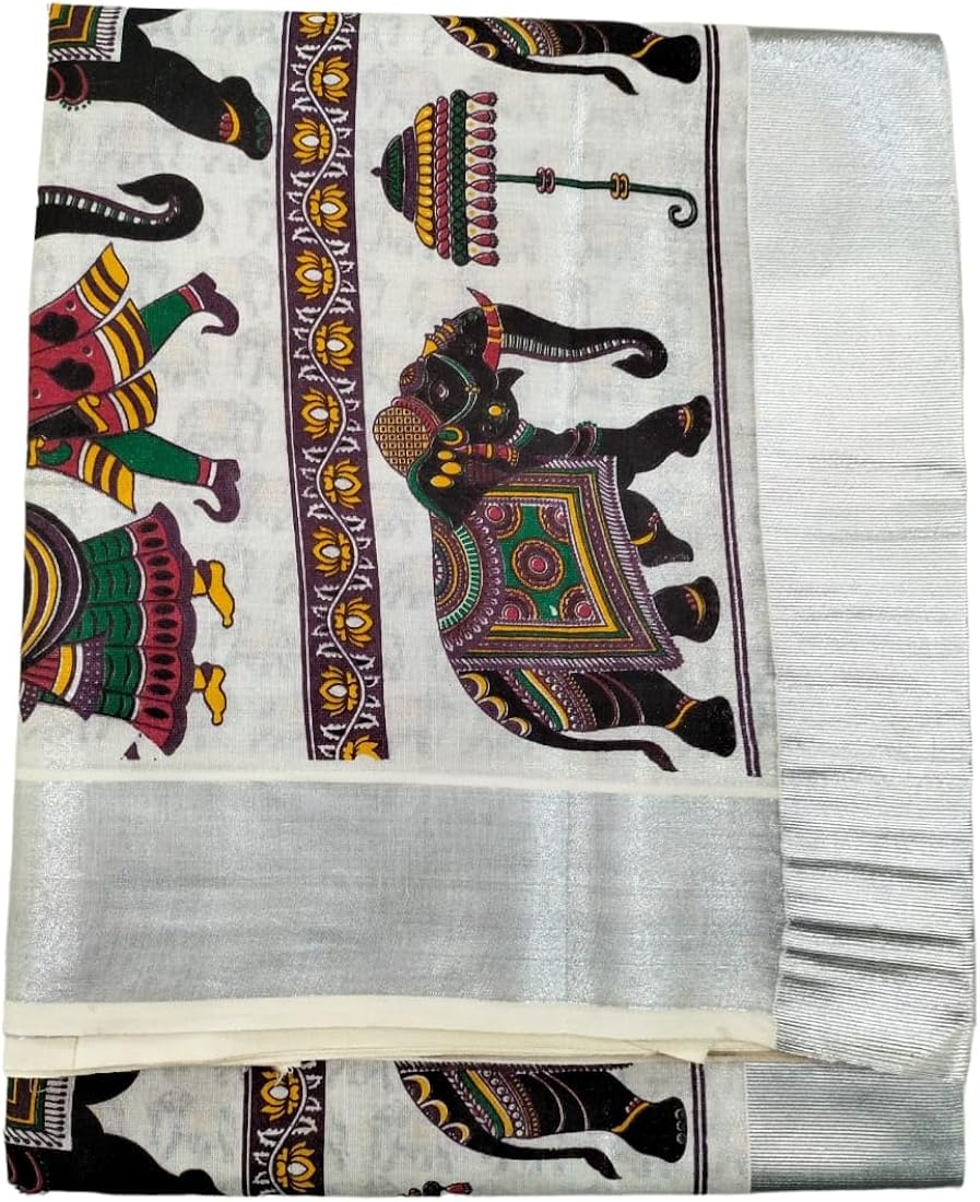 Kerala Kalamkari Saree