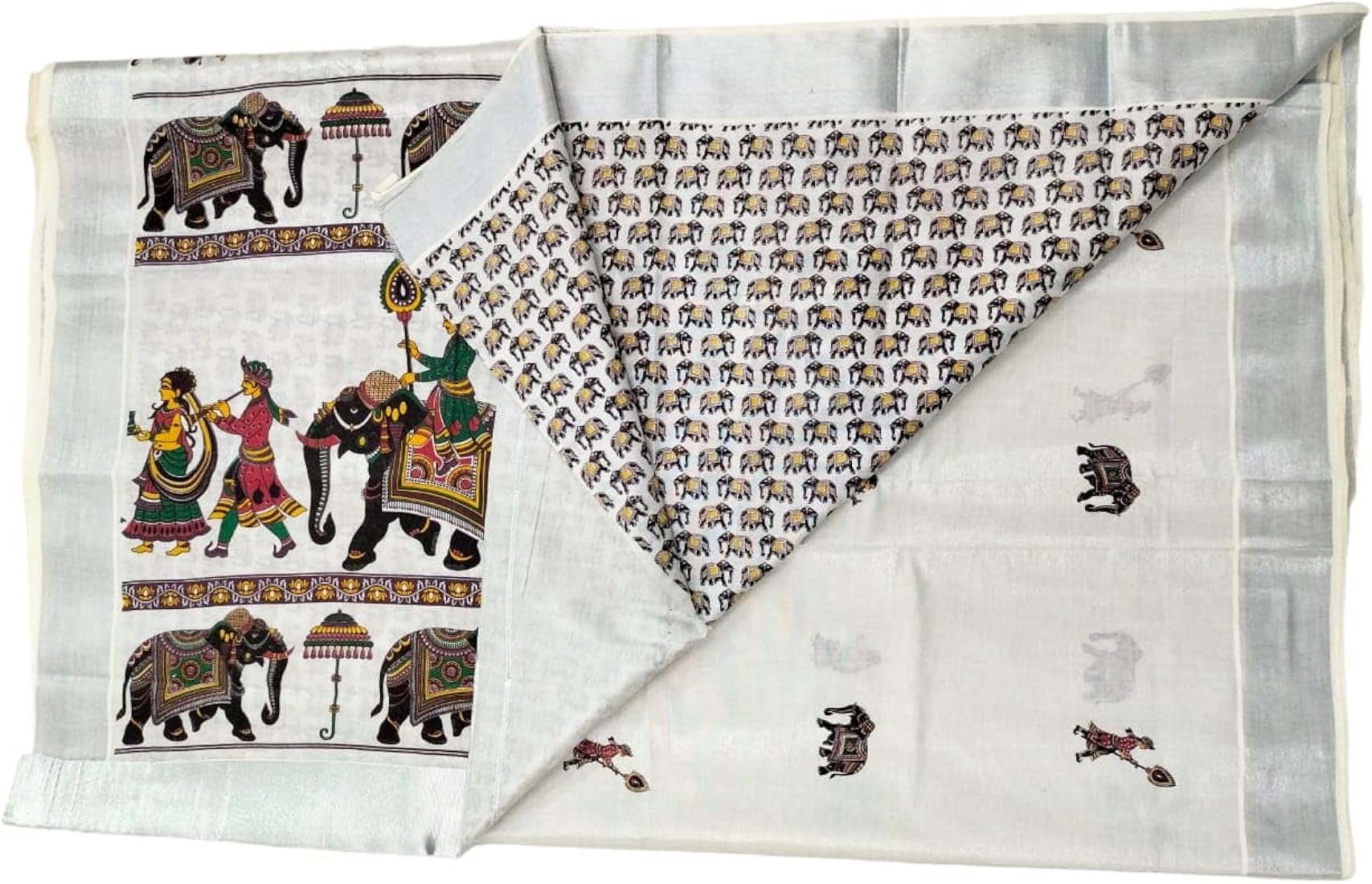 Kerala Kalamkari Saree