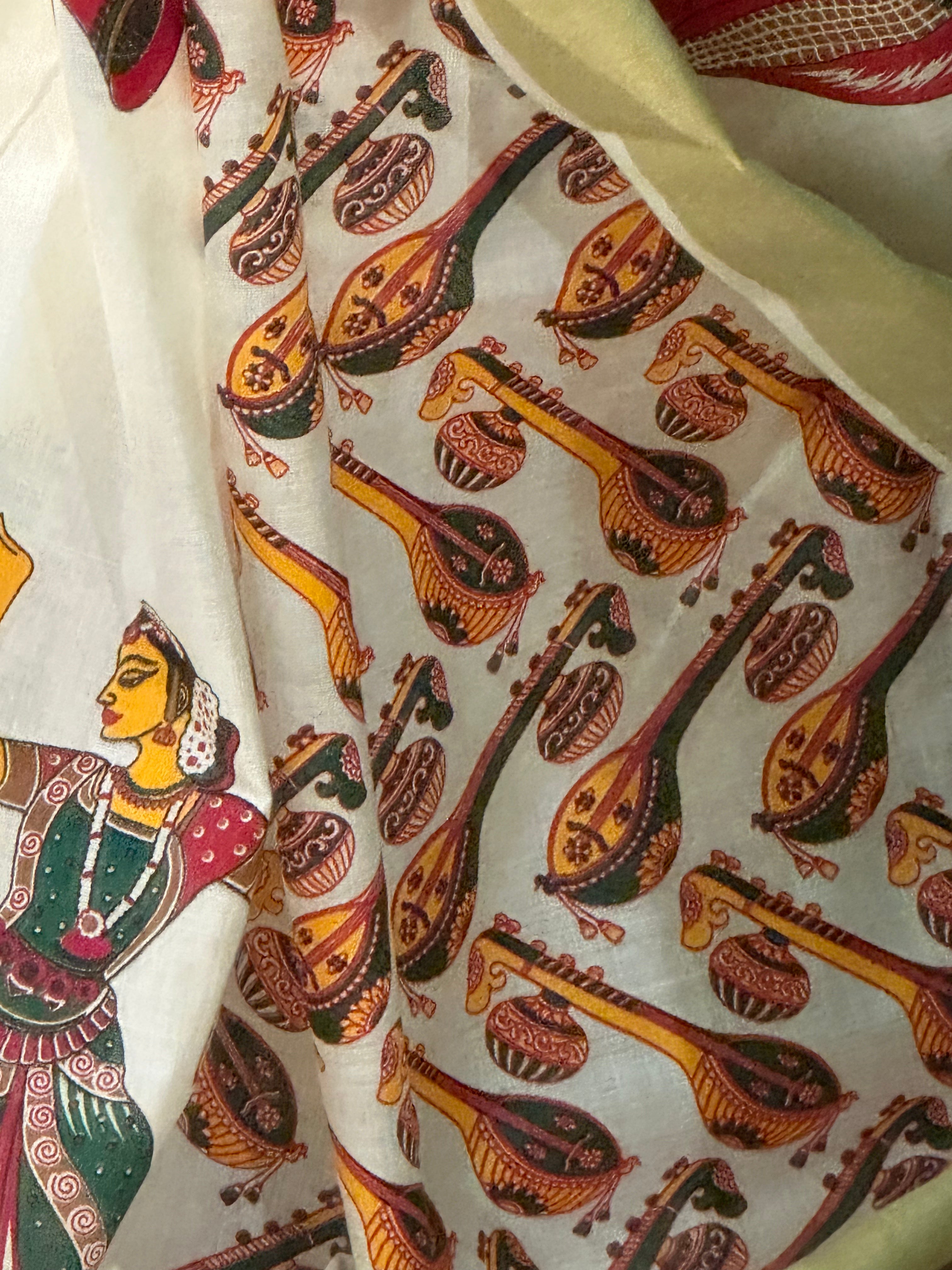 Kerala Kalamkari Saree